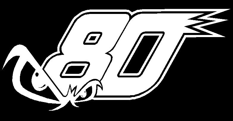 80 Fan Decal